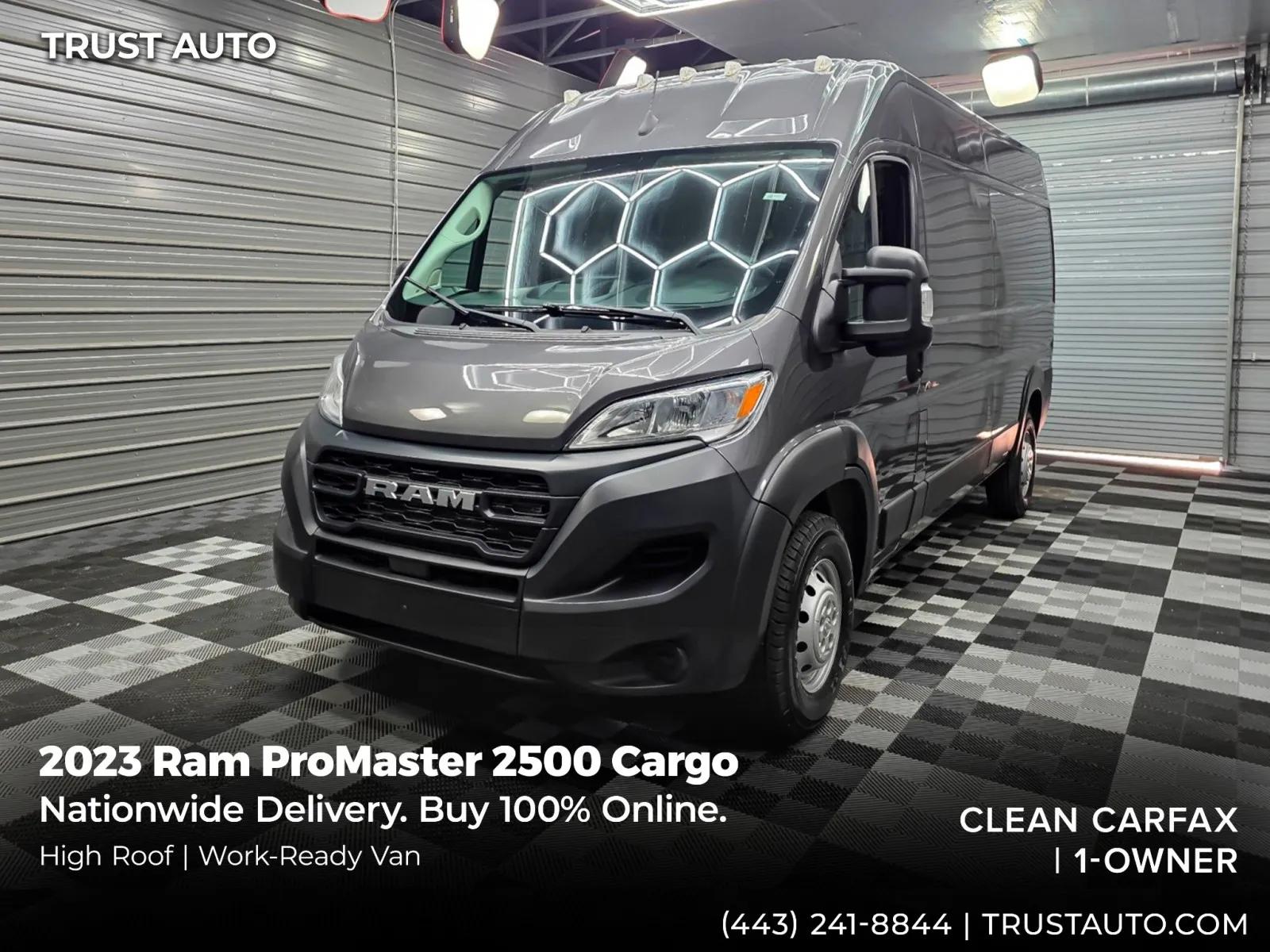 ram promaster cargo van 2023 3C6LRVDG3PE542354 image ram promaster cargo van 2023 3C6LRVDG3PE542354 image